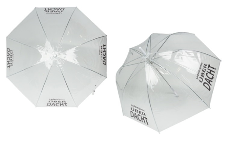 parasole przezroczyste reklamowe