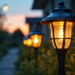 Oświetlenie solarne do ogrodu na lato